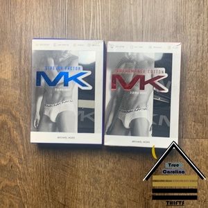 NWT 4 Pair Micheal Kors lo Rise Briefs SKU #137